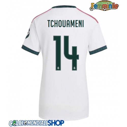 Maglie da calcio Real Madrid Aurelien Tchouameni #14 Prima Maglia Femminile 2026-27 Manica Corta
